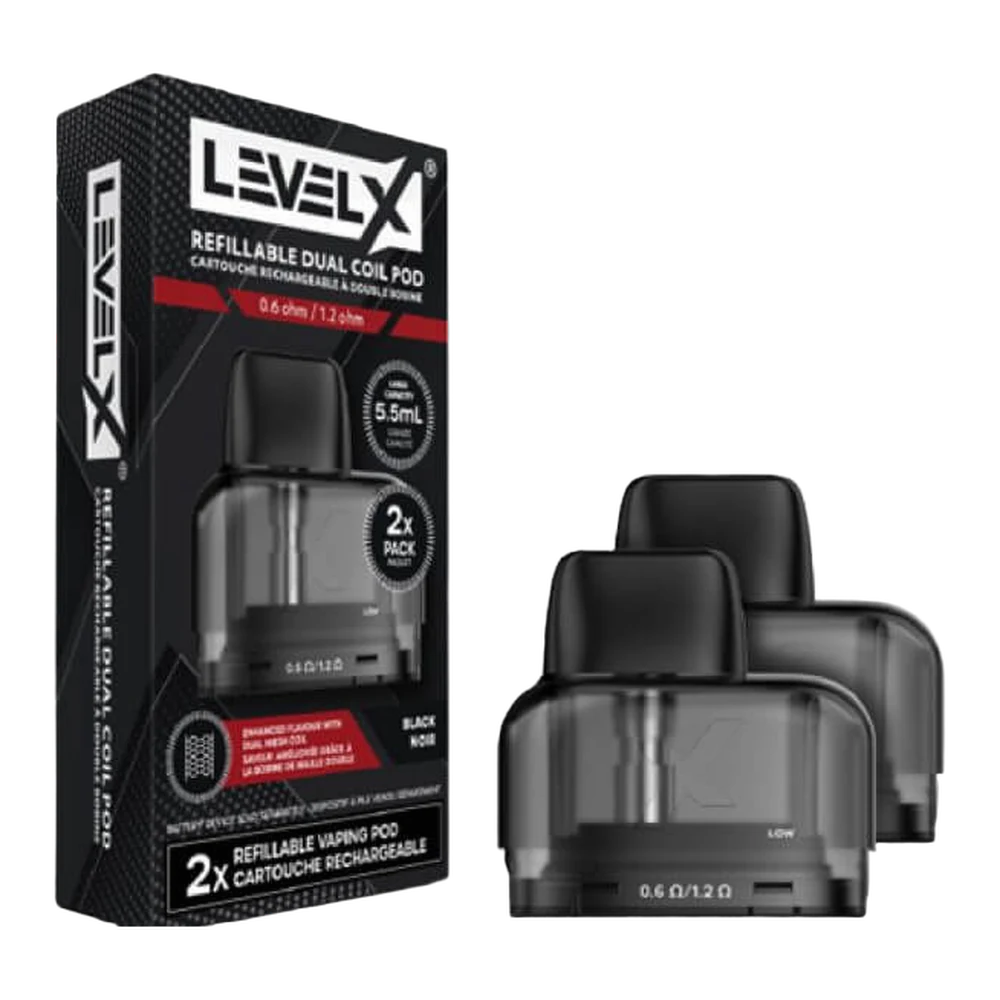 Level X Refillable Dual Coil Pods (2-pack)