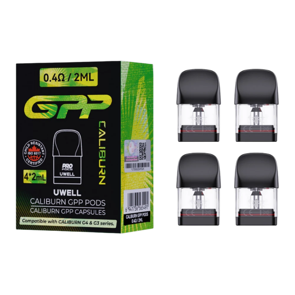 UWELL Caliburn GPP Replacement Pods (4-pack)
